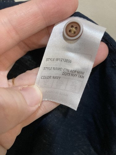 craft + flow Navy short sleeve button up shirt sz xl. - Picture 5 of 7