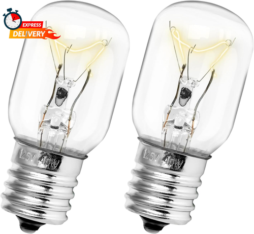 Microwave Light Bulb Fits for Whirlpool GE, 125V 40W Microwave Light Bulbs Fit f