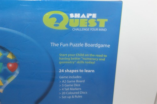 Shape Quest Challenge Your Mind Board Game Brand New Sealed 2004 8-13 Yrs - Picture 2 of 3
