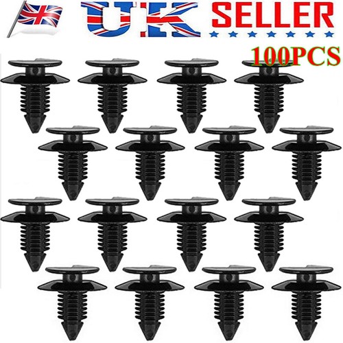 100Pcs/Set Hidden Trim Panel Fixing Clips Black For VW Transporter T4 T5 Board