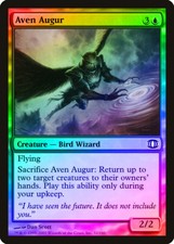 Aven Augur FOIL Future Sight NM Blue Common MAGIC THE GATHERING CARD ABUGames