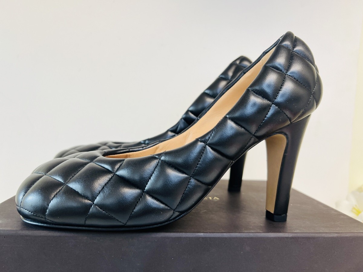 BOTTEGA VENETA フラットシューズ 37 ネイビー BOTTEGA VENETA