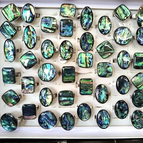 Venta al por mayor 20 anillos de anillo de acero inoxidable con carcasa 316L - Imagen 2 de 7