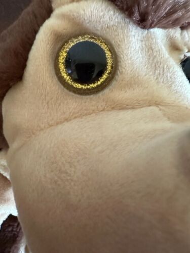 KellyToy Happy Bee Hedgehog Hand Puppet Plush 10" Stuffed Glitter Eyes brown 201 - Picture 3 of 8