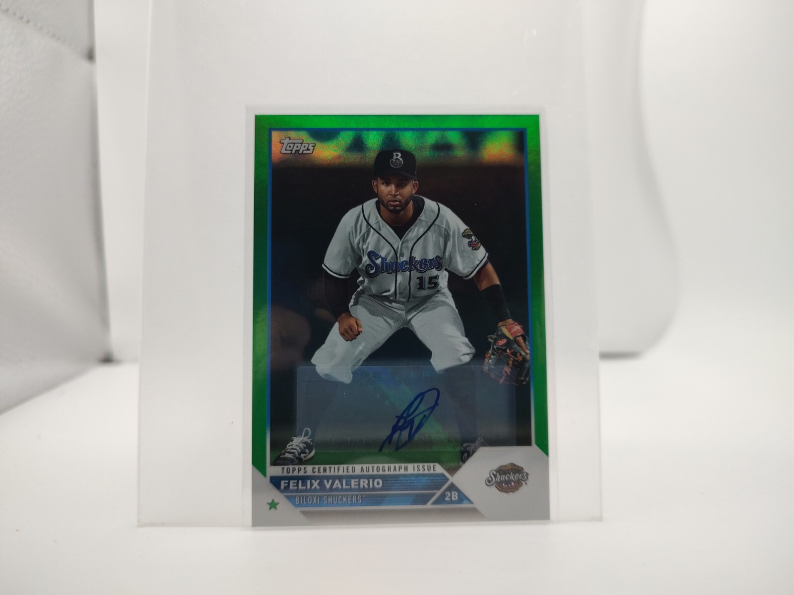 2023 Topps Pro Debut Felix Valerio Green Auto # /99