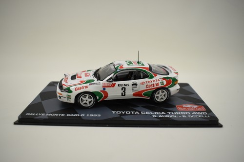Die cast 1/43 Modellino Auto Toyota Celica Turbo 4WD Rally Monte Carlo 1993 B - Imagen 6 de 9