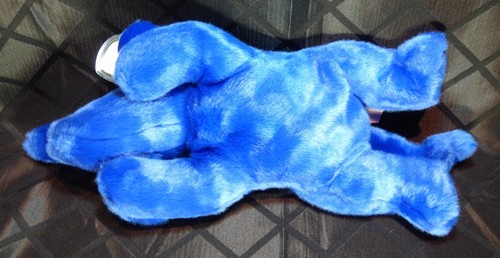 Royal Blue “Peanut” the Elephant, Beanie Buddy, Vintage, Gasport Error - Picture 2 of 11