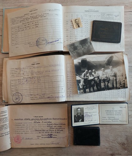 Unique Archive Soviet Military Pilot. Period 1936-1954. USSR Original. - Picture 6 of 24