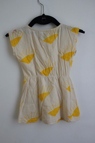 EUC Bobo Choses Sun Shaped Dress, Buttercream, Size 3-6M - Picture 2 of 5