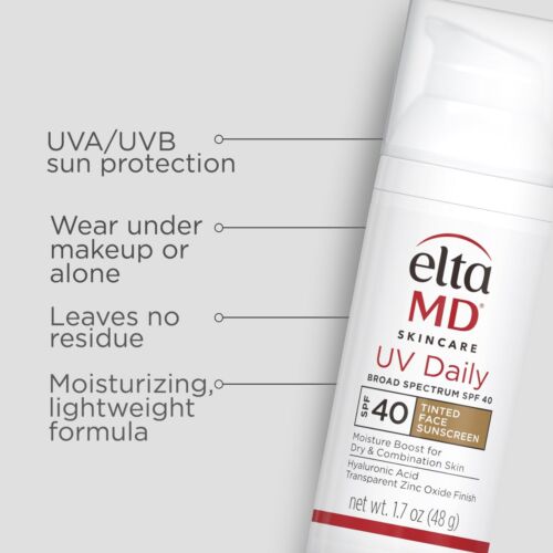 EltaMD Skincare UV Restore Tinted Face Sunscreen Broad-Spectrum SPF 40 1.7 oz. - Picture 8 of 14