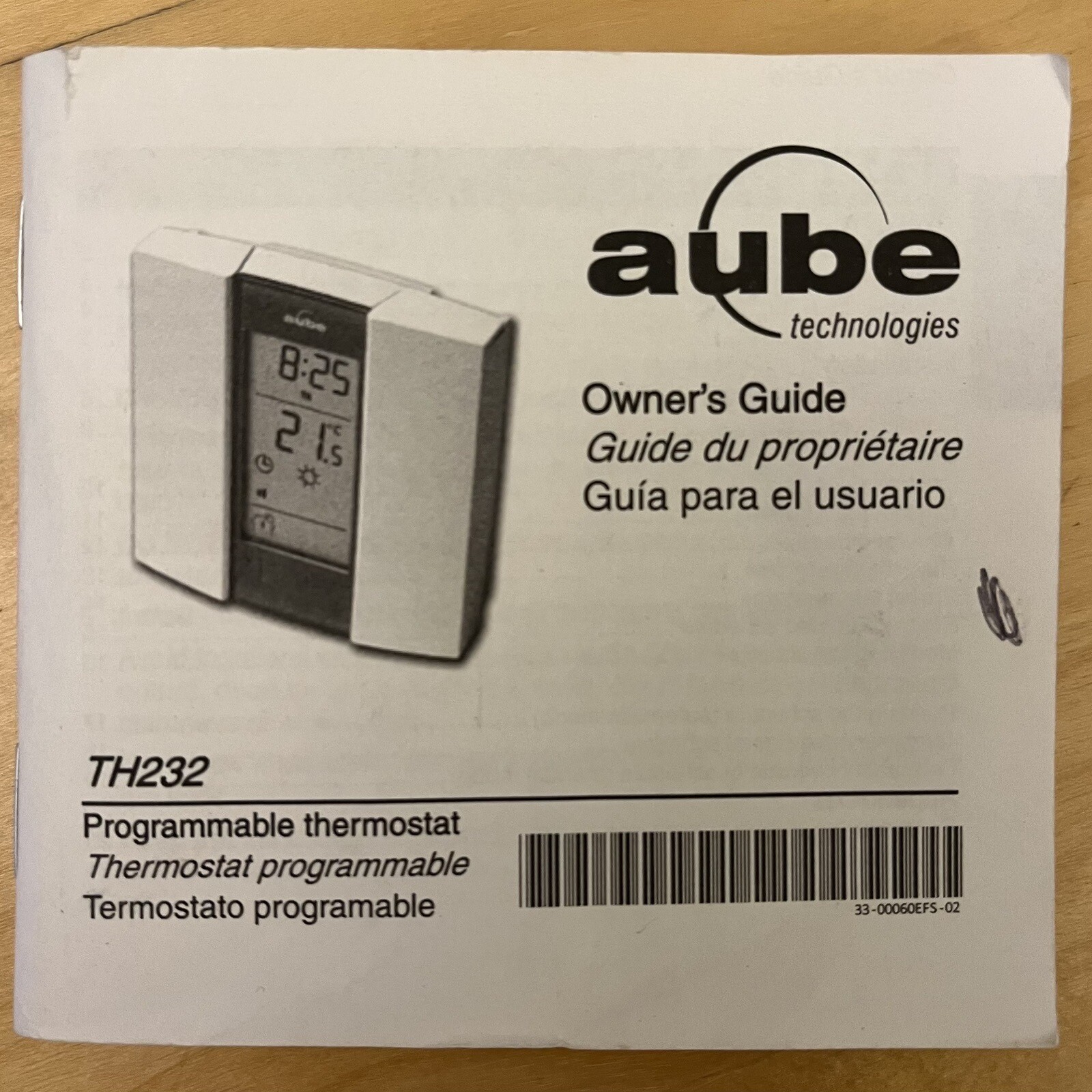 Aube TH232 7 day Underfloor Heating Thermostat proceeds to NSPCC charity eBay
