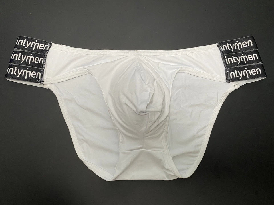 Бриф микро INTYMEN (INI010) - белый с черным - XL (США 34-36 дюймов) - Изображение 3 из 4