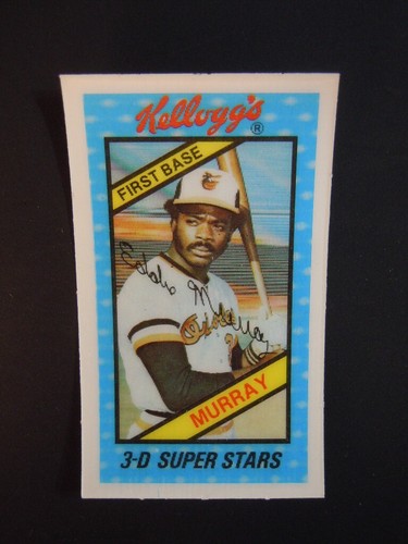 1980 1981 1982 1983 Kellogg's 3D 3-D Baseball Cards RC XOGraph, Buy 4+ Save 15% - Picture 36 of 445