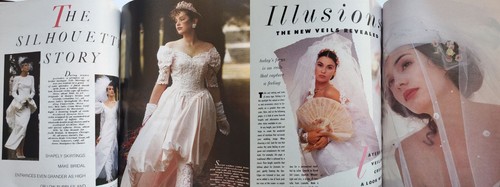 Aug/Sept 1988 MODERN BRIDE magazine Sandra Barnett Kim Alexis Roberta Chirko - Picture 12 of 13