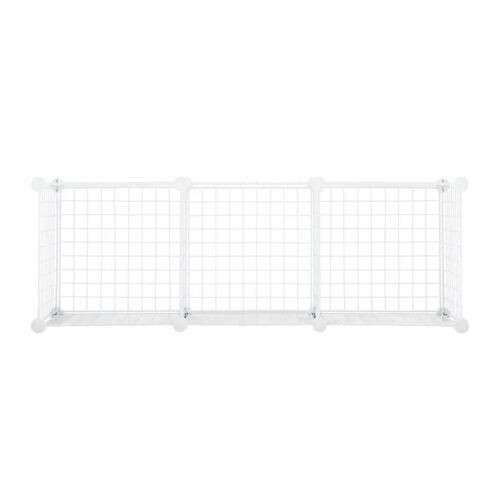 Rubbermaid 3-Piece Stackable Modular Storage Cube Set, White - Picture 3 of 4
