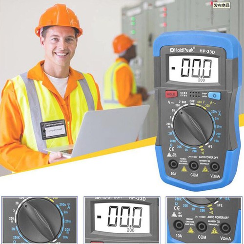 M143 HP-33D Mini Digital Multimeter DMM LCD Voltage Current Resistance BackLight - Picture 6 of 7
