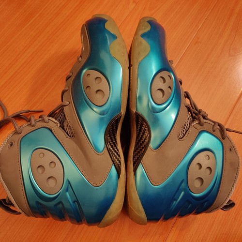 Nike Air Zoom Rookie Foamposite sz.10 'Dynamic Blue' Penny Magic KD Booker PG - Picture 15 of 24
