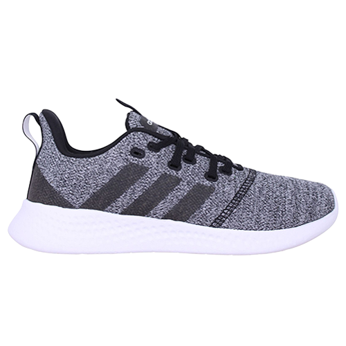 adidas Women's Puremotion Running Shoe, Black/Grey/Super Pop