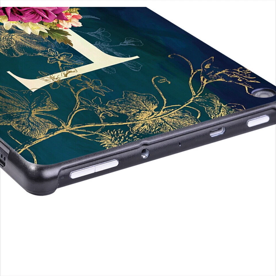 Initials Shell Tablet Cover Case For Apple iPad 23456789/Mini 12345+Pen UK Stock - Image 4 of 4