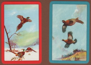 Playing Cards Single Card Old Wide EASTERN TELEGRAPH CABLE SYSTEM Advertising 2