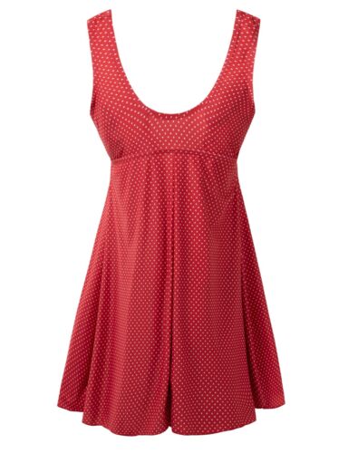 Wantdo Women's Plus Size Bathing Suit U Back Tummy Control One Piece Swimsuit - Picture 3 of 54