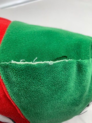 Vtg Plush Round Teenage Mutant Ninja Turtle Head Pillow Raphael Nickelodeon - Picture 6 of 9