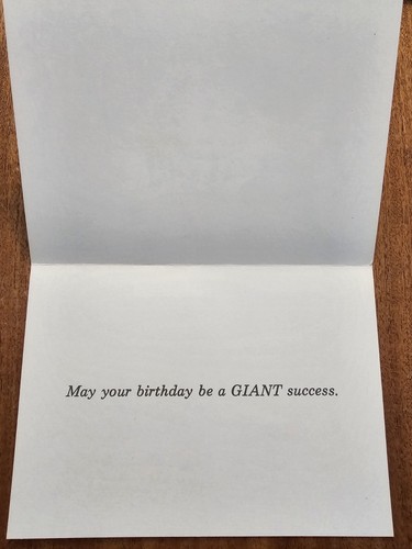 Vtg Carolyn Barford Lion Birthday Party Card 1978 Sunrise Publications Unused - Picture 5 of 5