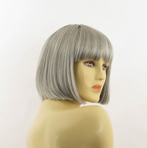 Perruque femme grise cheveux lisses ref ELISA 51 - Picture 8 of 9