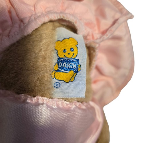 1980s Dakin Twinkle Toes Ballerina and Musical Articulated Plush Brown Bears - Picture 10 of 12