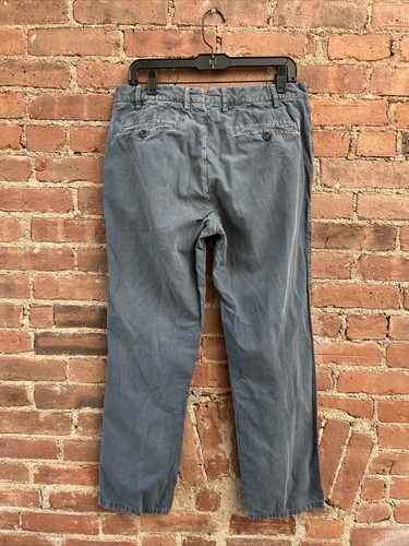 Pantalones para hombre AA Alberto Aspesi, talla 33 X 30, azul algodón/lino Italia - Imagen 4 de 9