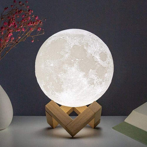 Creative Colored Moon Night Light Toggle Switch Mini Battery Powered Table Lamp - Picture 3 of 4