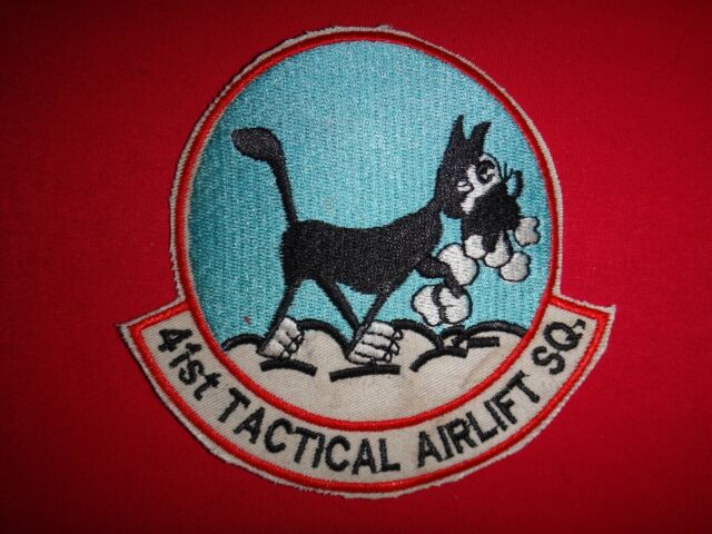 US Air  Force  41st Tactical Airlift Squadron BLACK CAT  