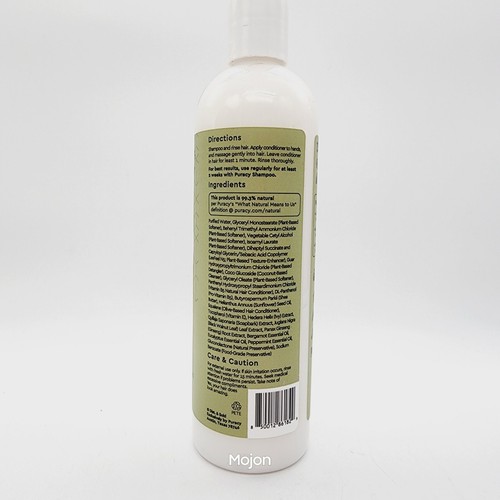 Lote de 4 champú y acondicionador Puracy cítricos y menta cabello fino a mediano 12 oz - Imagen 3 de 8