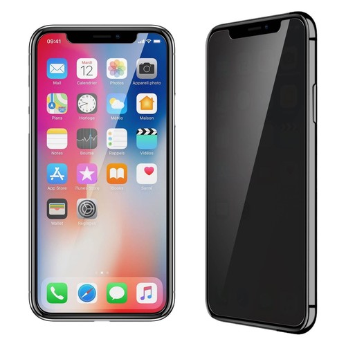 VERRE TREMPÉ pour iPhone PROTECTION ECRAN ANTI ESPION 11 12 13 14 PRO XR 8 7 6 - Photo 3/37