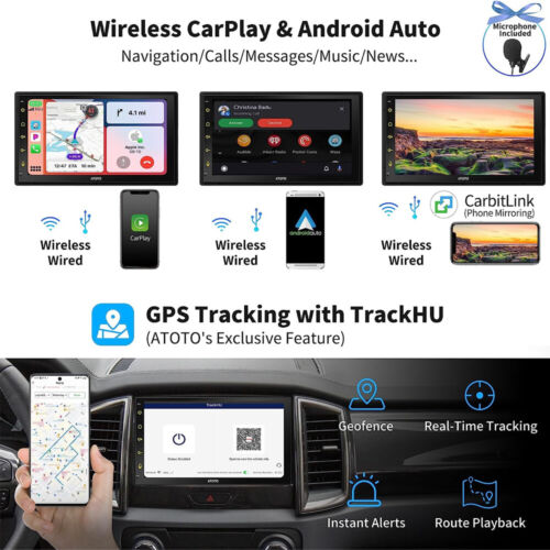 ATOTO S8MS 7"QLED Display Android Autoradio GPS 4G LTE Wireless CarPlay 4GB+32GB - Bild 2 von 12