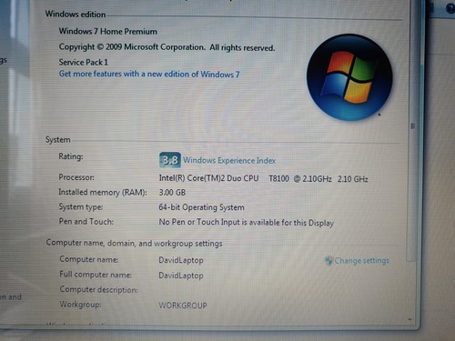 Stripe on Screen SONY VAIO VGN-CR42S 14.1",Intel Core T8100,3GB RAM,240GB HDD - Picture 9 of 20