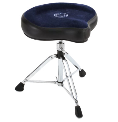 Roc n Soc Schlagzeughocker Thron mit Custom Base blau