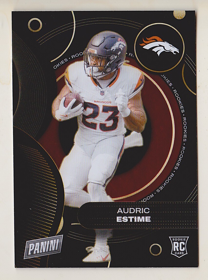 2024 Panini Player Of The Day Football Audric Estime /99 Rookie Colts