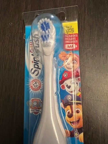 NEW Paw Patrol Chase Spinbrush Kids Battery Toothbrush Arm & Hammer - Picture 6 of 11