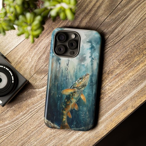 For iPhone / Galaxy / Pixel | Phone-Ink Case - Pike Fish Underwater Lake - 第 36/119 張圖片