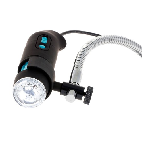 Microscopio digital LED USB portátil Q-Scope 500X 2MP con polarizador + soporte de cuello de ganso - Imagen 6 de 6