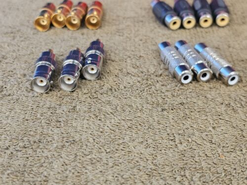 Universal Coaxial Coax RF RCA Adapter Connector Fitting Kit 28 Piece - Picture 13 of 16