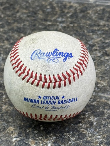2025 New Logo Rawlings Official Minor League MiLB Baseball Game Used - Afbeelding 2 van 5