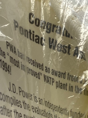 J.D. POWER IQS ‘94 “Most Improved Quality” SnapBack Trucker Hat NEW Pontiac West - Picture 5 of 9