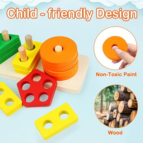 Educational Learning Toys for Kids Toddlers Age 3 4 5 6 7 8 Years Old Boys Girls - Picture 3 of 7