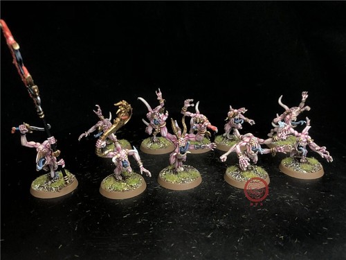 Warhammer AOS DPS bemalt Disciples of Tzeentch Pink Horrors of Tzeentch SK5702