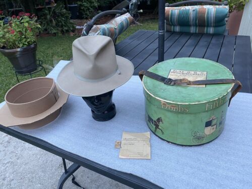 帽子 50s Vintage dobbs westward 7 1/4 58cm 帽子 50s Vintage dobbs westward 7 1/4 58cm 50s Vintage dobbs