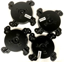 (Box of 4) Lancaster Table & Seating Cast Iron Table Base 10'' Spider 164TS1000