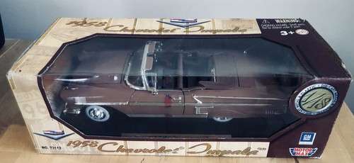 Motor Max 1958 Chevrolet Impala Diecast Scale 1:18 Scale Toy Model Replica Car - Picture 2 of 7
