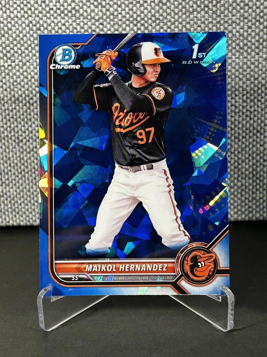 2022 Bowman Chrome Sapphire Edition - Maikol Hernandez #BCP-155
